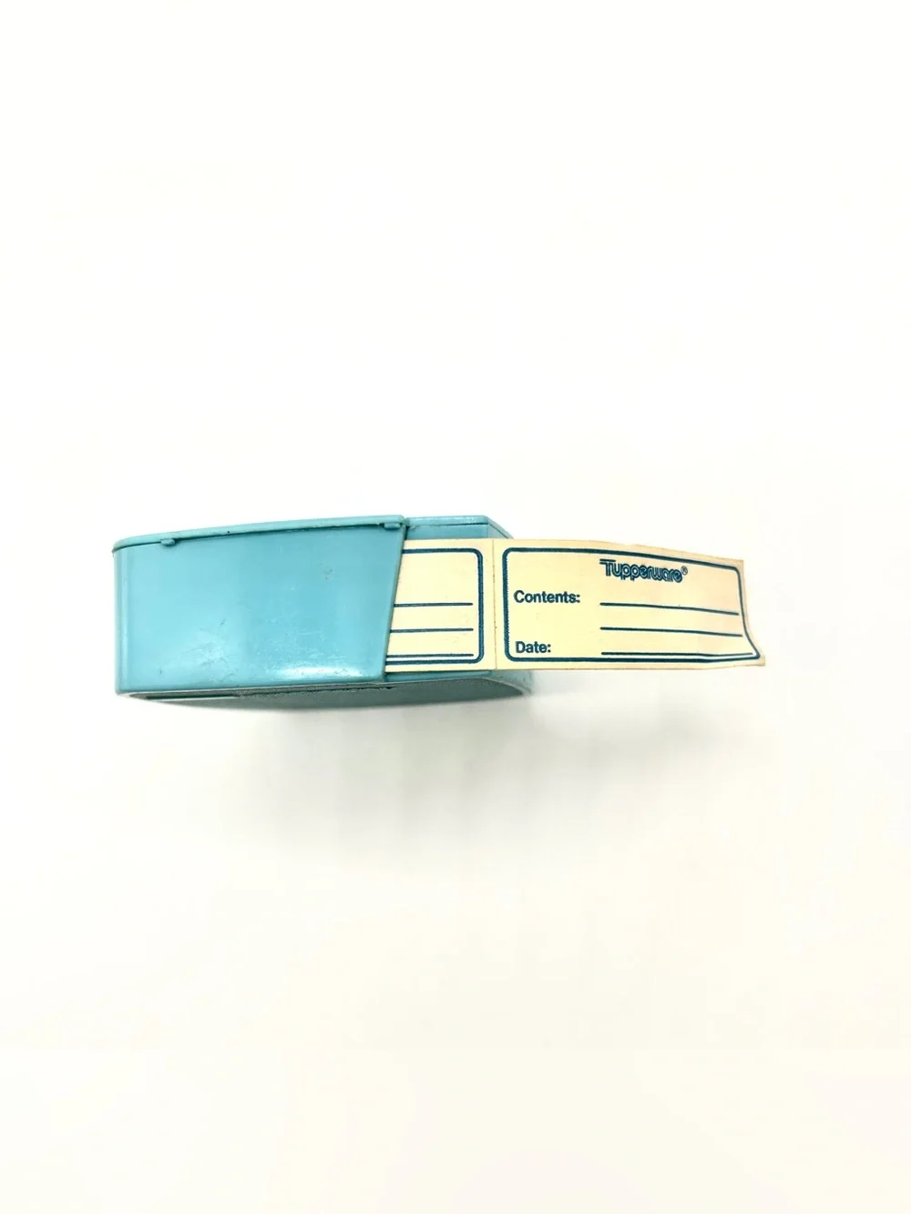 Vintage Tupperware Label Dispenser + Full Roll of Labels